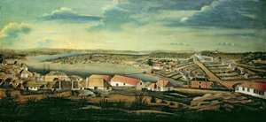 Sydney, huvudstad i New South Wales, ca 1800